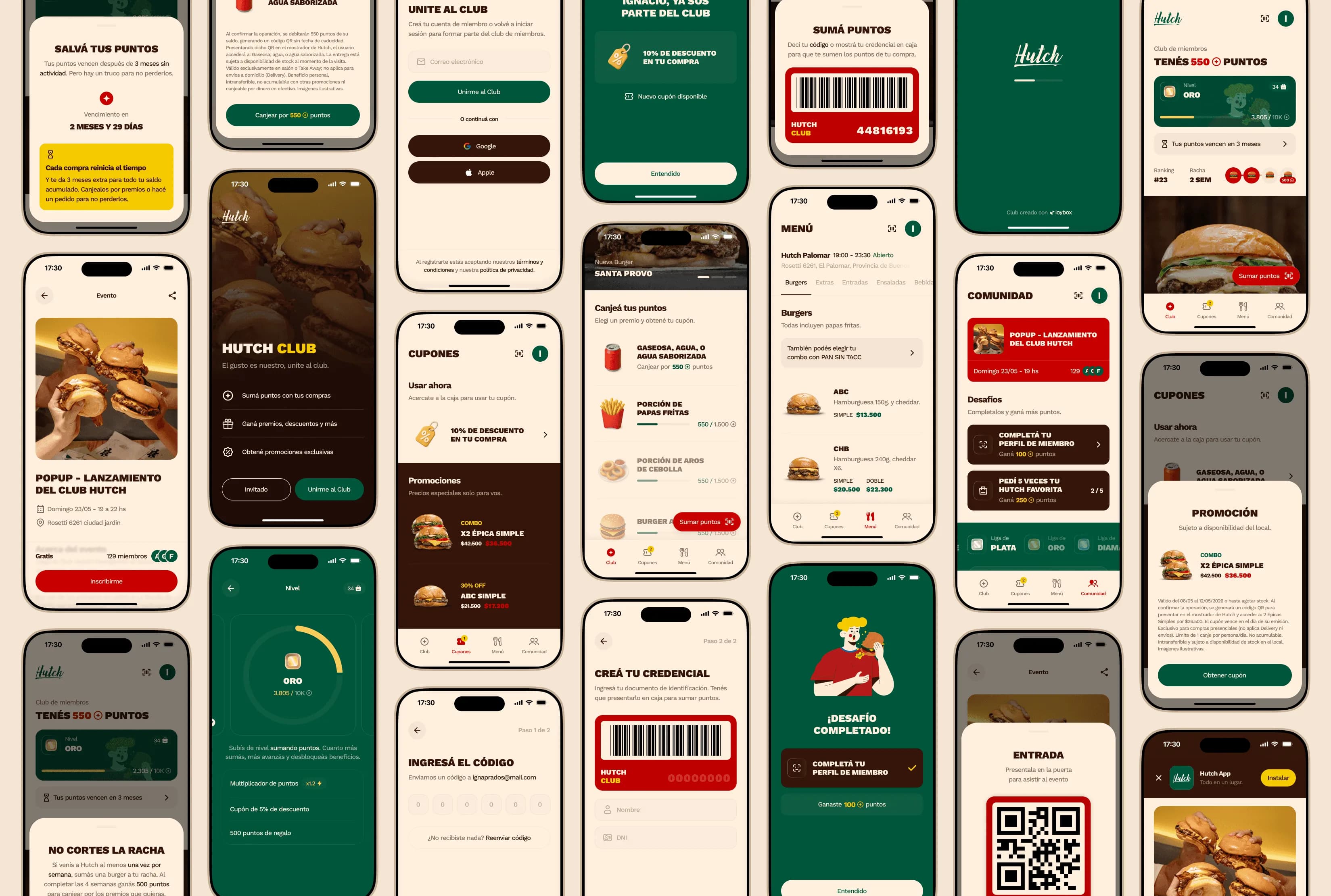 Hutch Club Programa de fidelidad hecho con Loybox